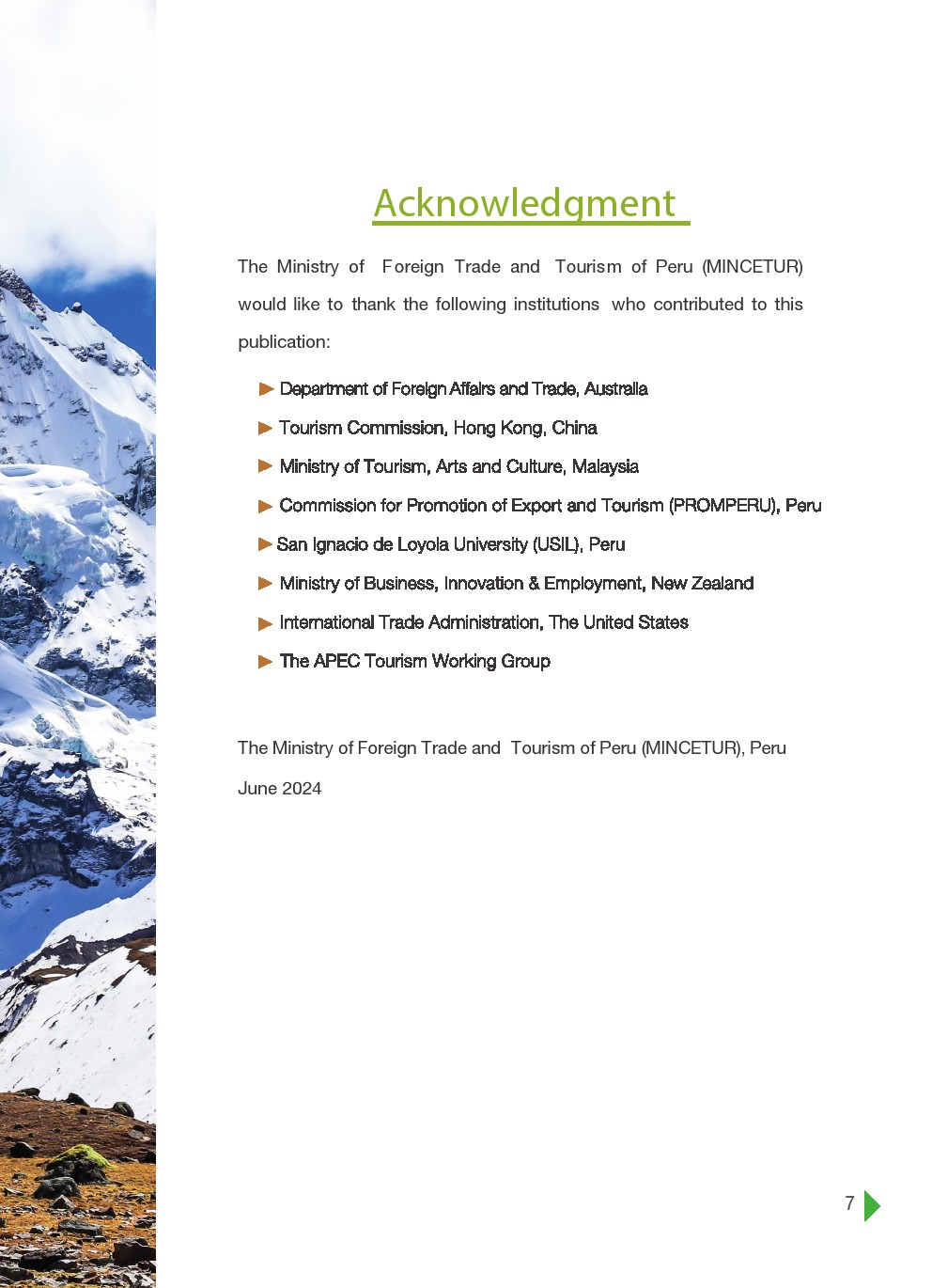 亚太经合组织：2024年亚太地区自然和冒险旅游报告