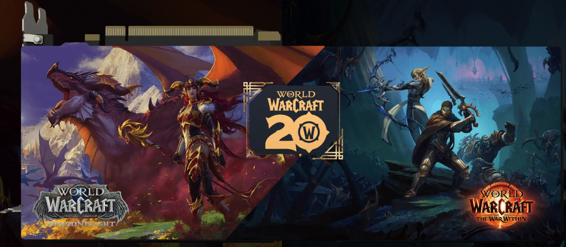 微星推出《魔兽世界》20 周年联名 RTX 4070 SUPER 显卡,附 10 块资料片主题拼图背板