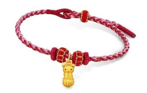 六福珠宝2024 Rilakkuma「轻松小熊」系列——轻松一下 福满无忧