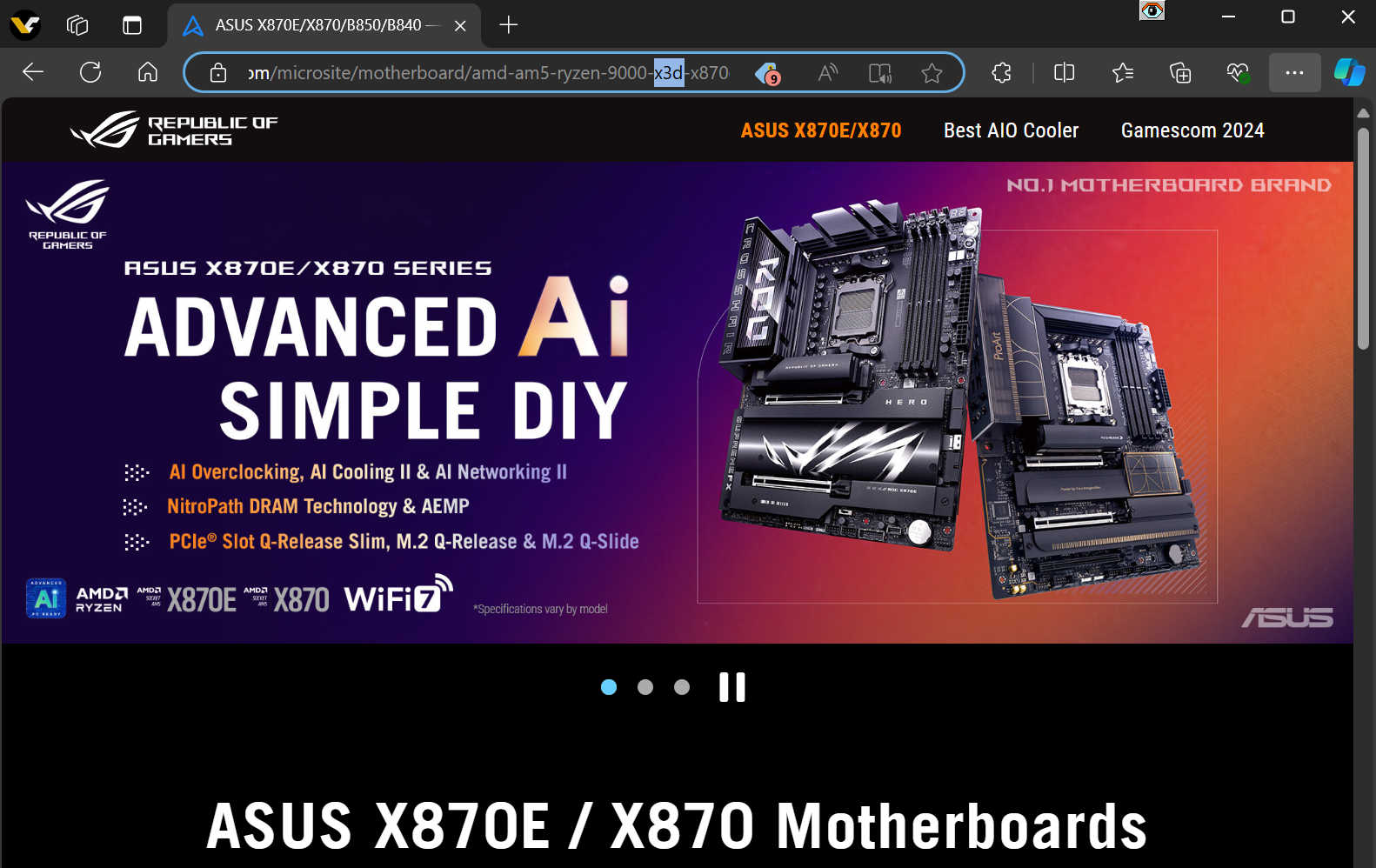 AMD 锐龙 9000 X3D 系列处理器“意外”现身华硕官网，最快有望下月发布