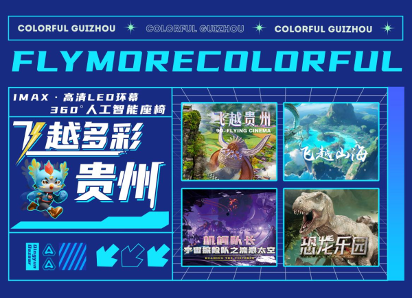 贵州数字文旅客厅—乘势飞跃悬空球幕剧场,西南旗舰店首落贵阳青云市集