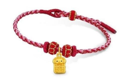 六福珠宝2024 Rilakkuma「轻松小熊」系列——轻松一下 福满无忧