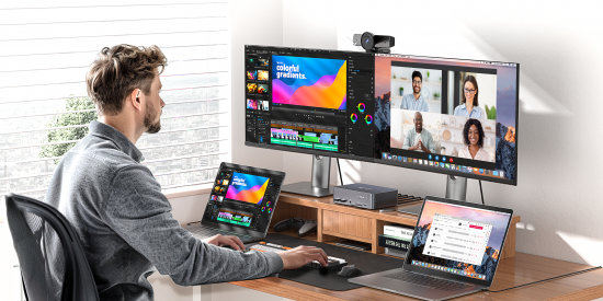 视连捷发布双屏KVM切换器扩展坞,以提高两台笔记本电脑协作效率!