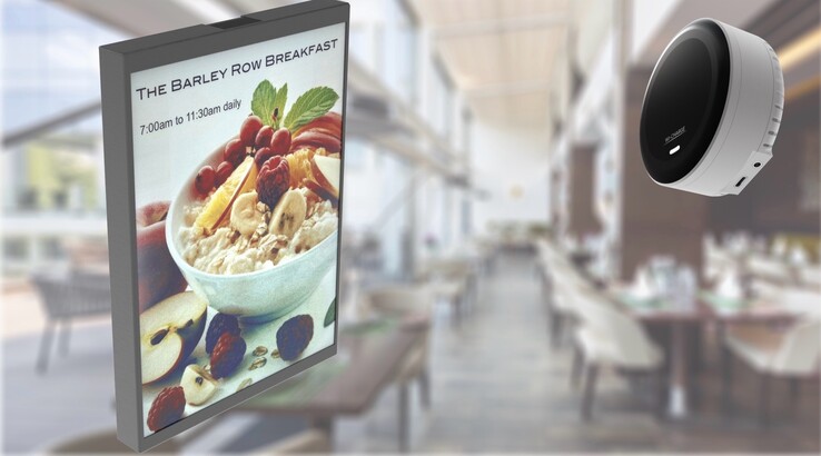 摆脱电池、电线束缚,采用无线供电的电子纸显示屏问世