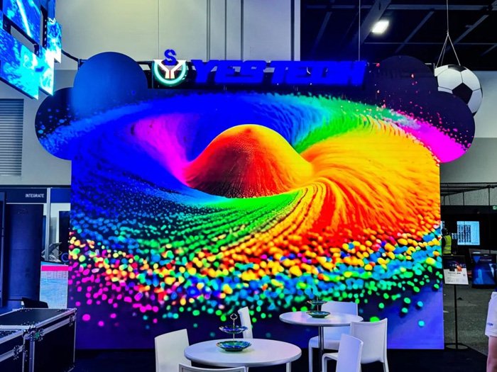 澳大利亚 Integrate 2024 | 实力出圈!新亚胜创意组合屏打造艺术空间