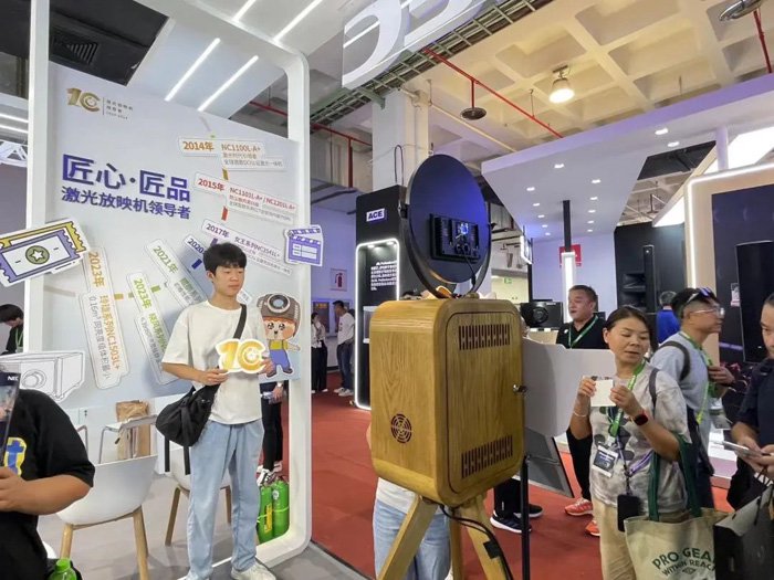 激光匠造,十载华章|SHARP/NEC惊艳亮相BIRTV 2024