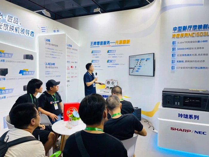 激光匠造,十载华章|SHARP/NEC惊艳亮相BIRTV 2024