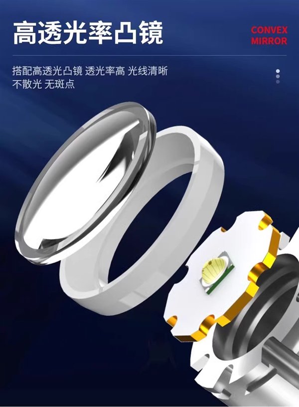 终身质保:云峰强光手电5.9元起大促(变焦版8.9元)