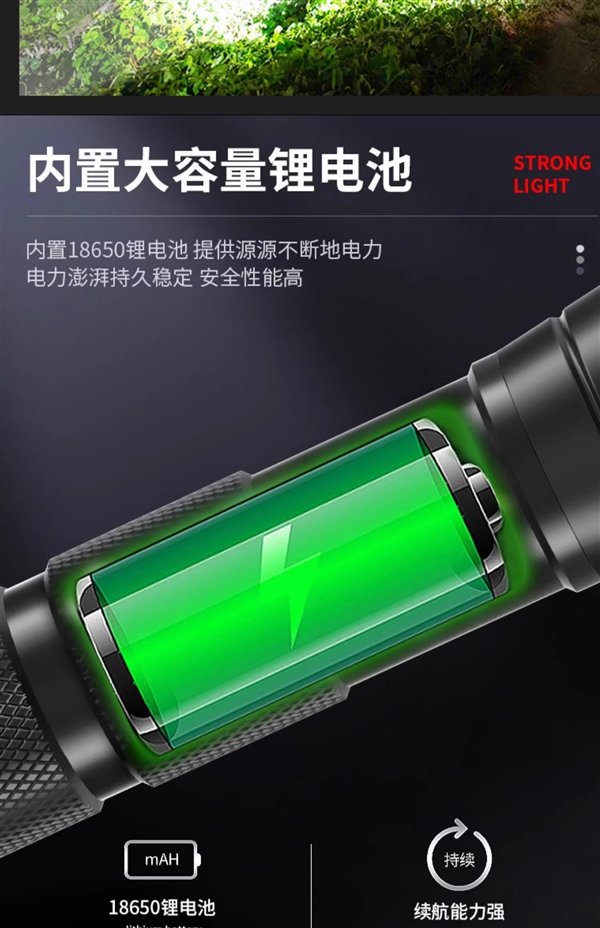 终身质保:云峰强光手电5.9元起大促(变焦版8.9元)