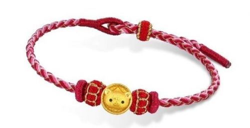 六福珠宝2024 Rilakkuma「轻松小熊」系列——轻松一下 福满无忧