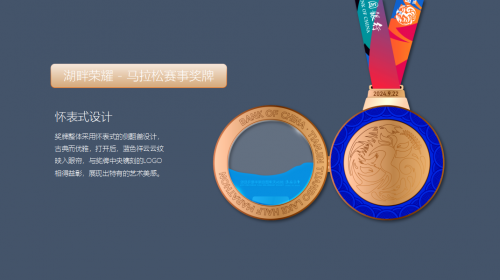 “生态”奖牌首秀!中国银行∙2024天津团泊湖半程马拉松奖牌、服装惊艳亮相