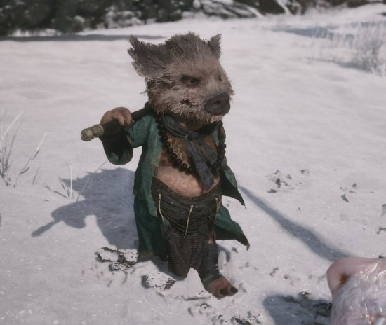 《黑神话:悟空》玩家挑逗猪八戒遭毒打:泼猴吃叔叔一耙!