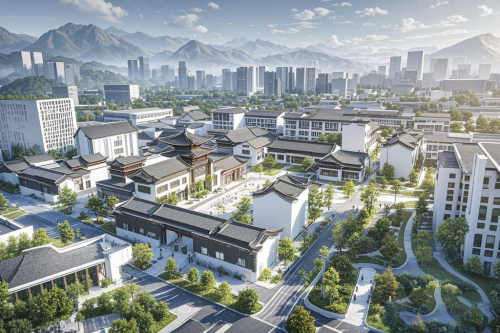 宜兴市智能算力中心概念图—由AI绘制
