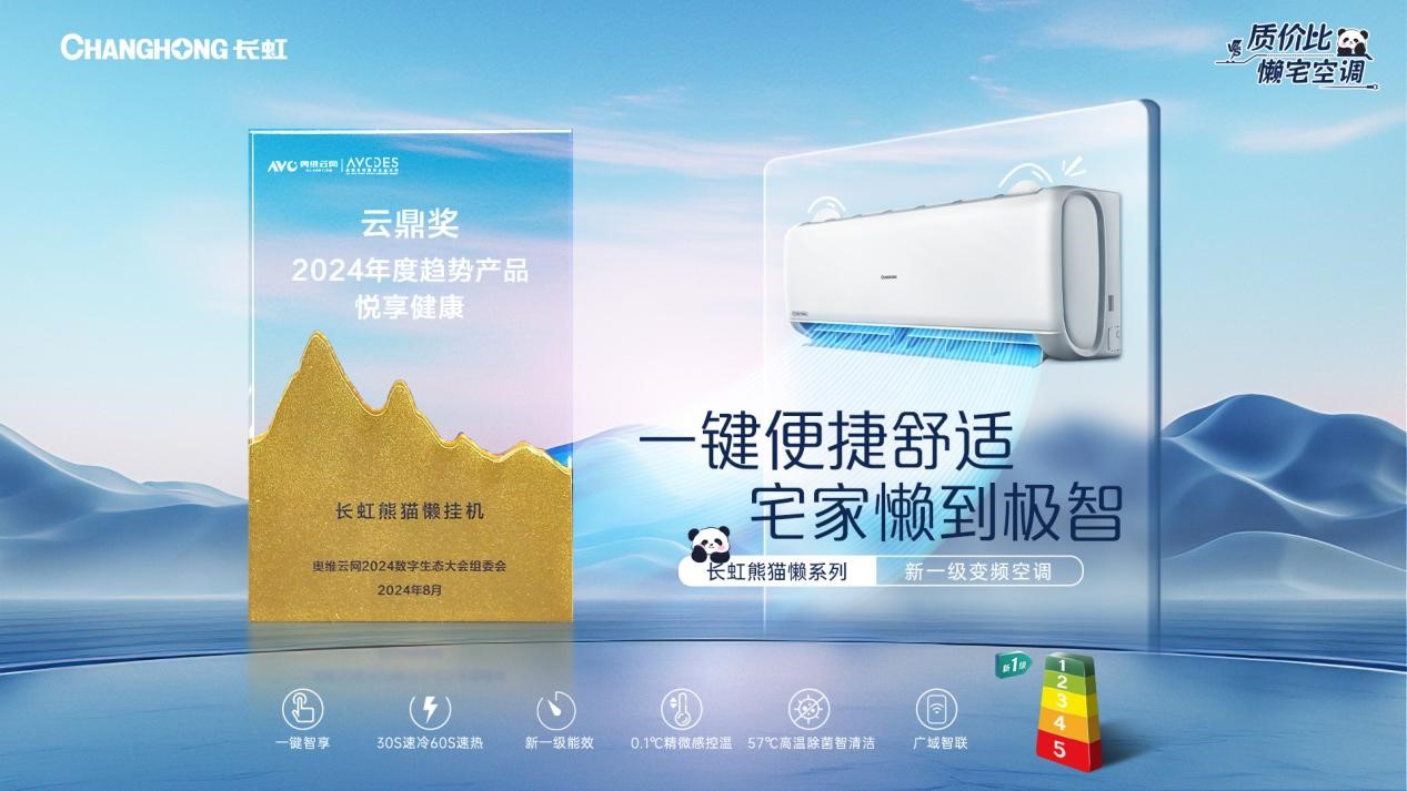 奥维云网2024数字生态大会圆满落幕,长虹空调荣获云鼎奖双项殊荣