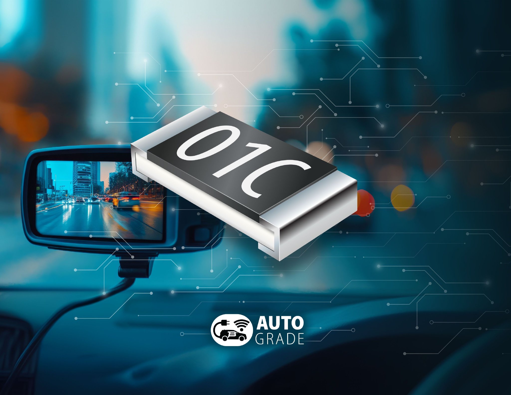 Bourns推出符合AEC-Q200标准车规级薄膜片状电阻,提供更高的电阻公差精度和温度系数(TCR)