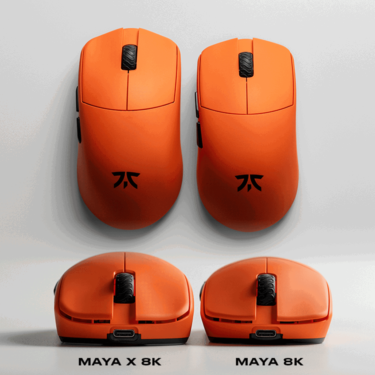 底部镂空轻量化设计,兰族推出 Fnatic 联名 MAYA 8K 系列无线鼠标