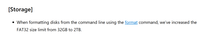 微软将优化FAT32分区格式 最大格式化限制扩展到2TB