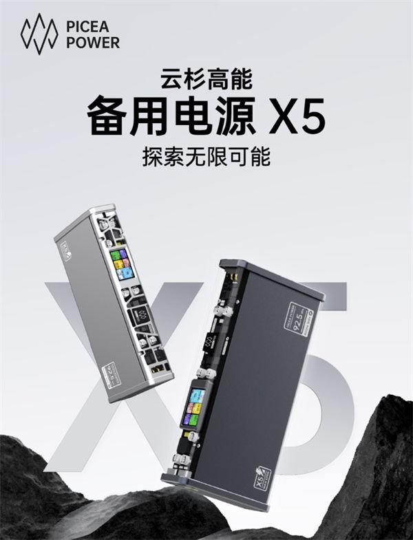能量满级!比克全极耳圆柱电池助力云杉X5备用电源高能发售!