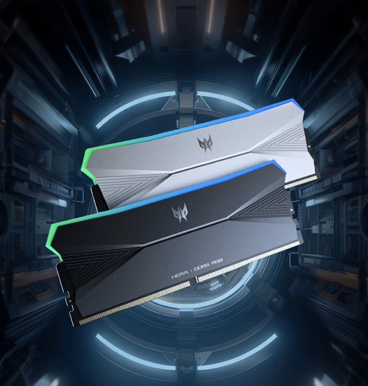 16G x 2 套条 869 元,宏碁掠夺者 DDR5 6400MHz 台式机内存条开售