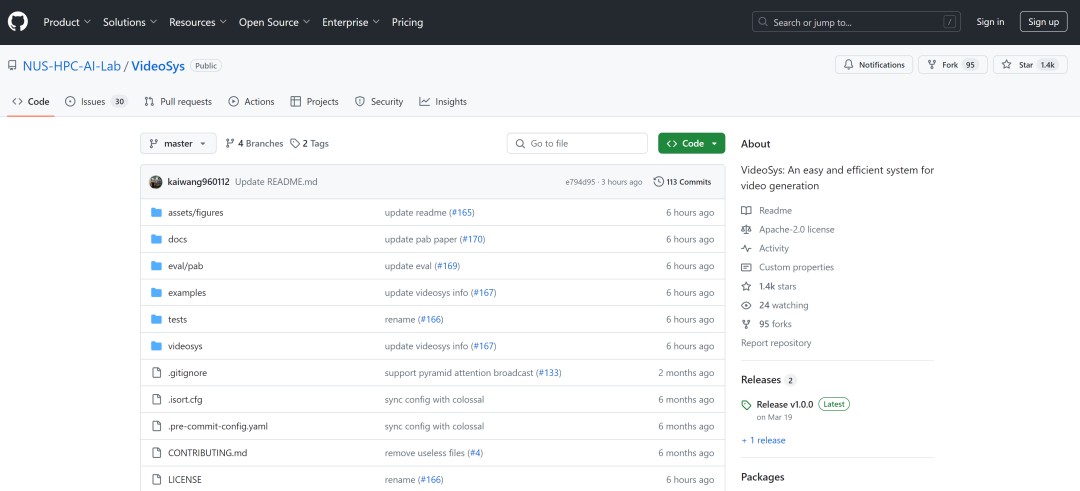视频生成要有自己的系统！尤洋团队历时半年开源VideoSys