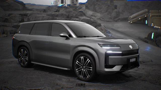 大气外观年底发布 腾势N9低伪装谍照曝光