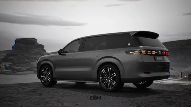 大气外观年底发布 腾势N9低伪装谍照曝光