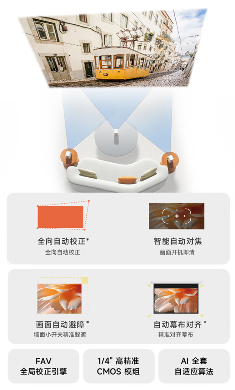 小明 Q3 Neo 投影仪限时优惠 100 元：1080P / 230 CVIA 亮度，活动价 699 元