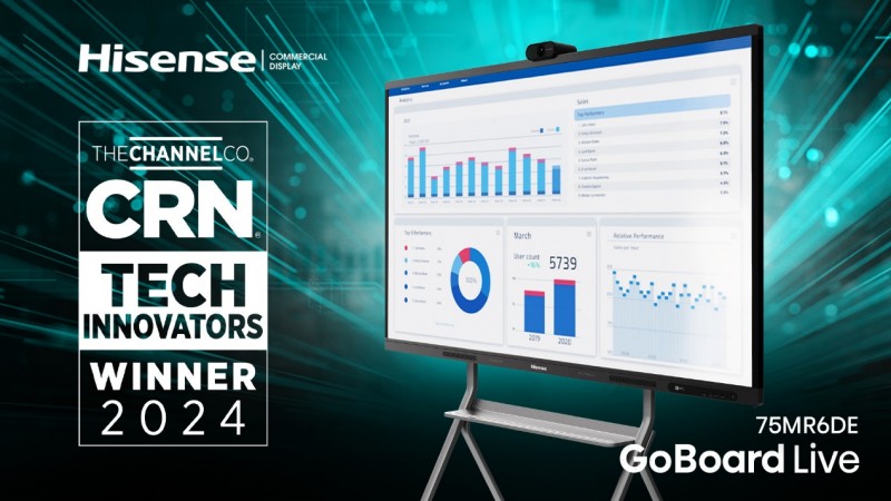 捷报!海信商用显示智慧触控一体机荣获美国CRN大奖