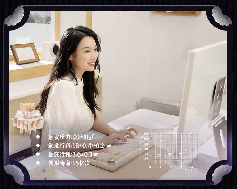 北通推出“灵感”三模机械键盘:配旋钮屏幕、TTC 定制轴体,369 元起