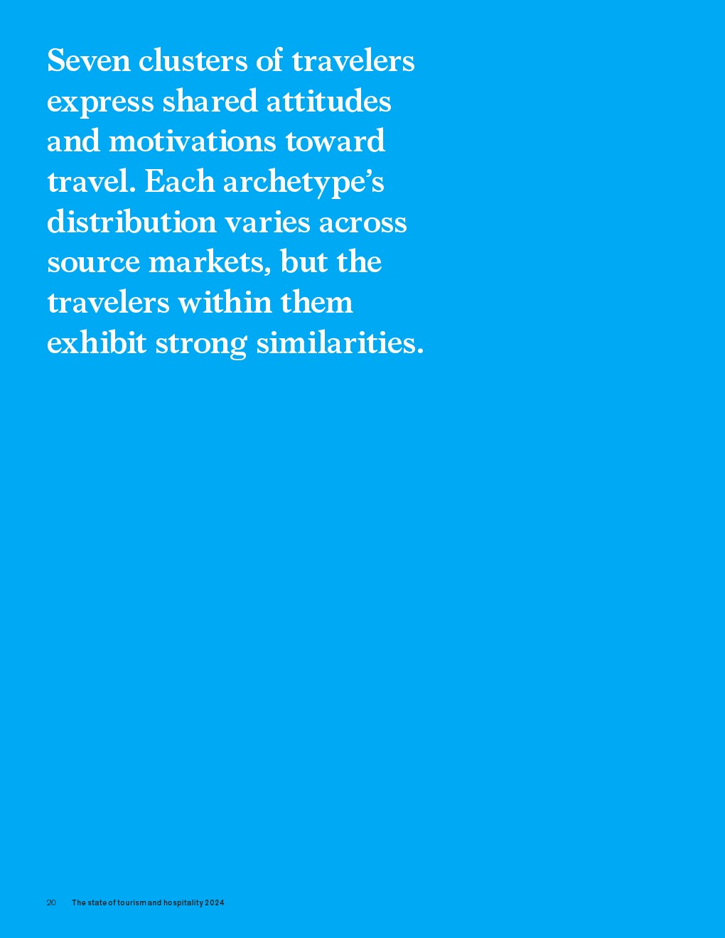 麦肯锡:2024年旅游和酒店业现状