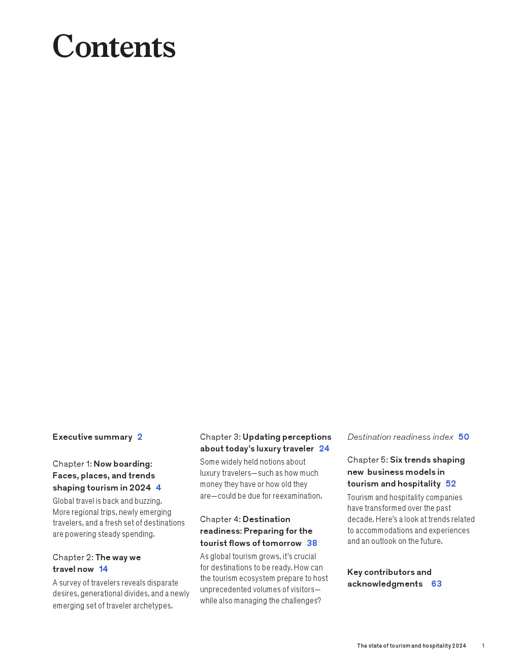 麦肯锡:2024年旅游和酒店业现状