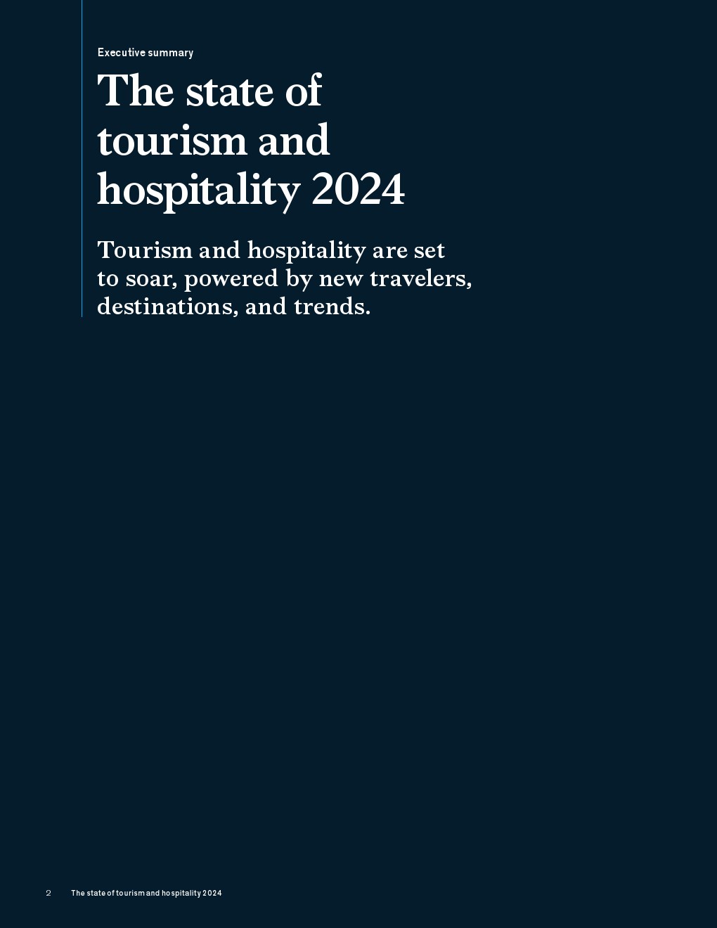 麦肯锡：2024年旅游和酒店业现状
