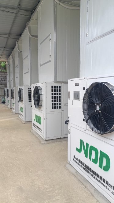 基诺德40座一体闭式空气能热泵烤房助力绿色经济