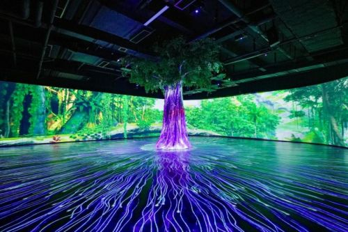 科技感十足!海信商用显示激光工程投影机助力宝来利来打造数字化展厅