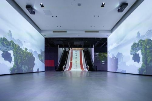 科技感十足!海信商用显示激光工程投影机助力宝来利来打造数字化展厅