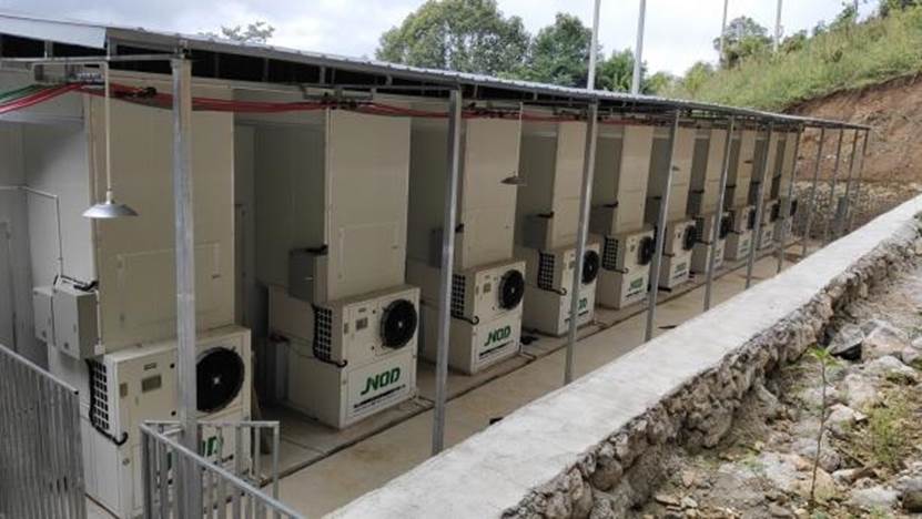 基诺德40座一体闭式空气能热泵烤房助力绿色经济