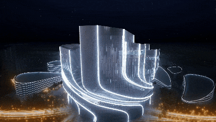 腾讯深圳前海新总部大楼“科技引擎” 2025 年初开工建设,位于“企鹅岛”中枢