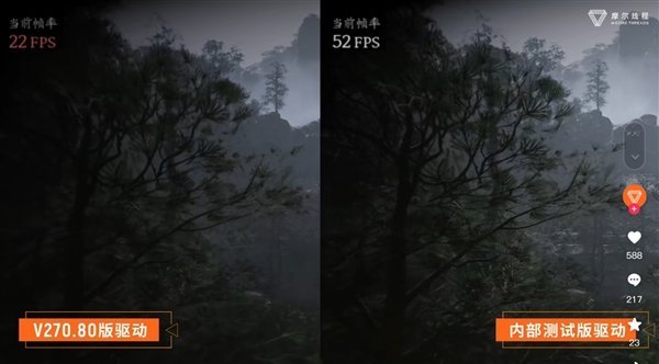 平均帧率提升超110%!摩尔线程发布《黑神话:悟空》专属优化驱动