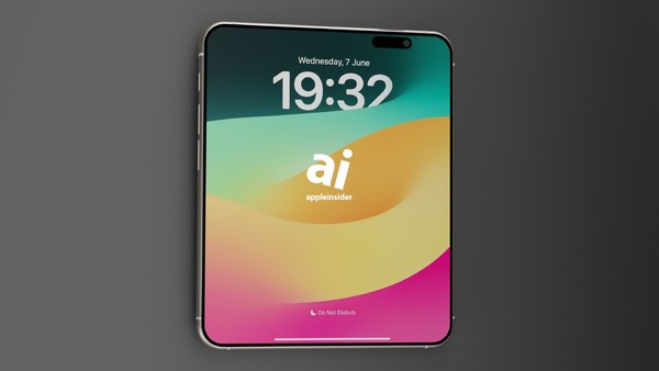 苹果iPhone Fold外观猜想图公布 意料之中没有惊喜?