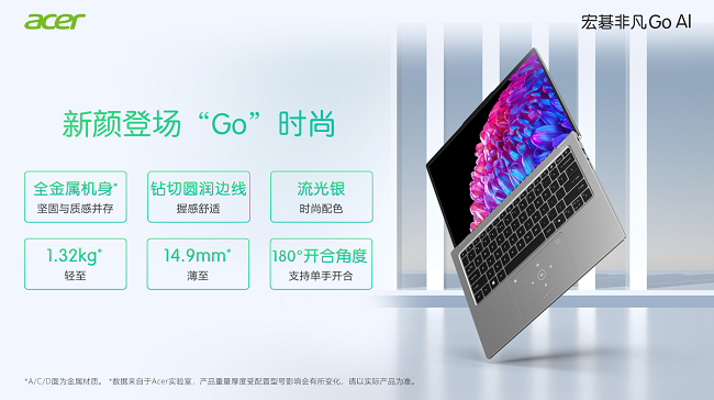 开学必备的AI电脑:宏碁非凡Go AI带你开启全新旅程!