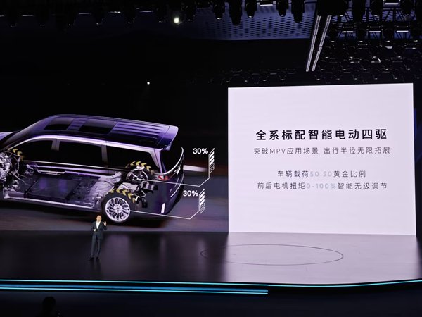 同级最强!新岚图梦想家全系标配智电四驱:零百仅需5.9s