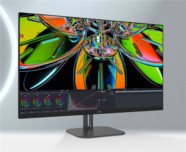 1599元 AOC新款32寸显示器上市:4K VA面板、专业级色准