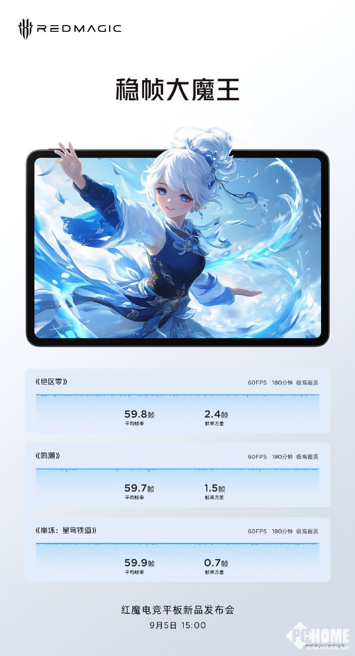 红魔电竞平板跑分曝光！内置散热风扇，跑分突破235万