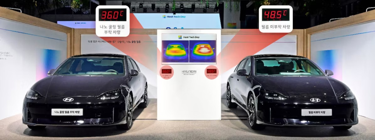 电动汽车省电利器:现代起亚展示辐射加热系统、48 伏加热玻璃