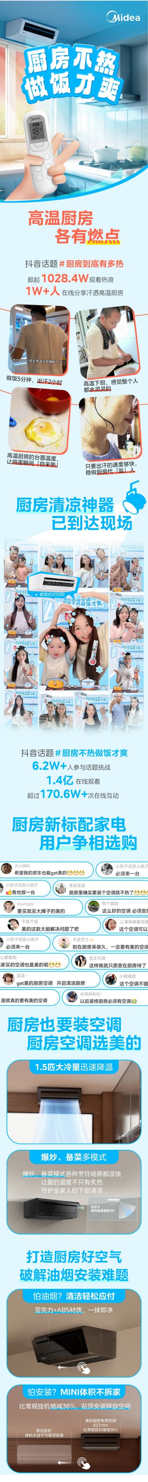 厨房新标配家电，选美的厨房空调