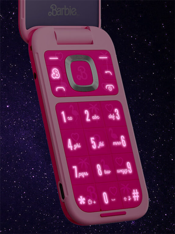 799元!HMD Barbie芭比联名翻盖机国行版发布:全粉机身 自带美颜镜