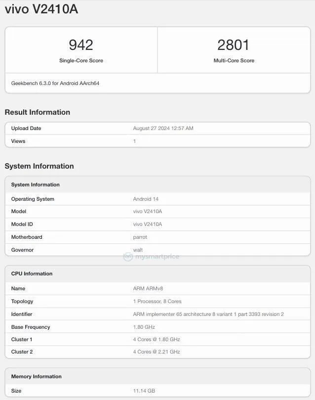 vivo Y300 Pro 5G 手机跑分曝光：高通骁龙 6 Gen 1 芯片、12GB 内存