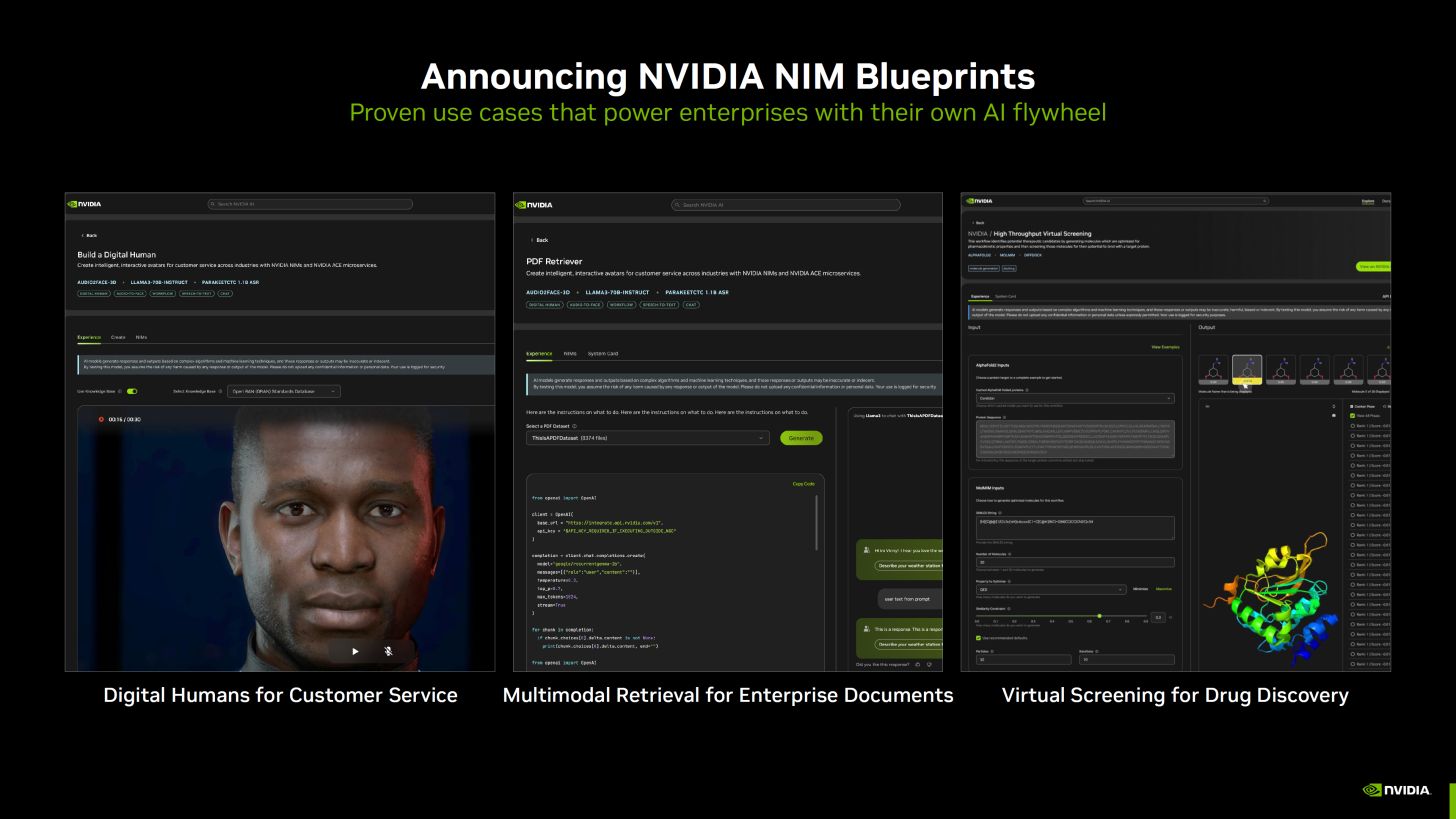 英伟达推出 NIM Agent Blueprints 服务,加速企业创建 AI 应用