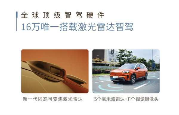 16万唯一激光雷达!埃安霸王龙520激光雷达版上市