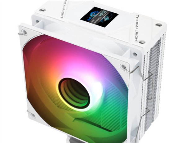 利民推出AS120 Vision ARGB散热器:单塔单风扇 配方形彩屏